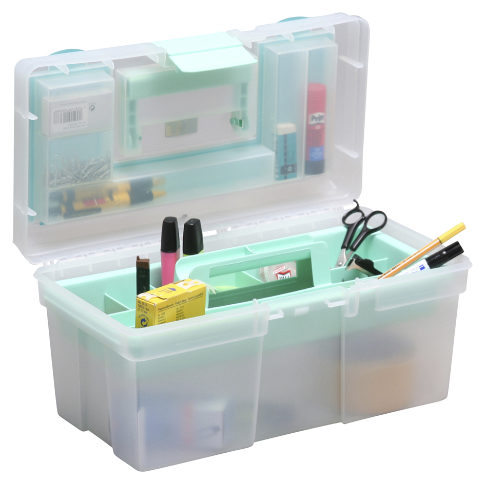 allit Boîte de rangement McPlus Clear 16, PP, vert