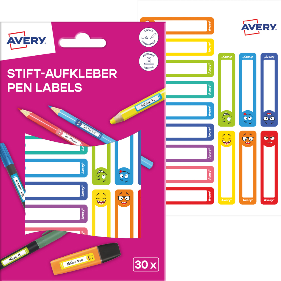 Etiquettes pour stylo