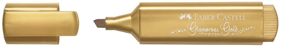 FABER-CASTELL Surligneur TEXTLINER 46 METALLIC, or