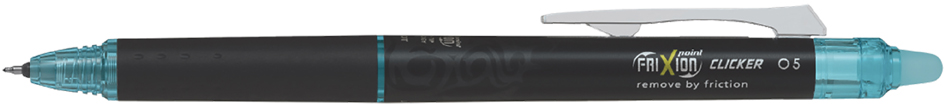 Roller FRIXION POINT CLICKER, bleu clair