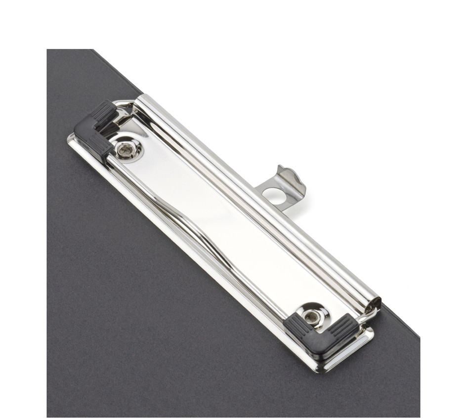 RAPESCO Porte-bloc Standard, A4, plastifié, noir plastifié A4 noir
