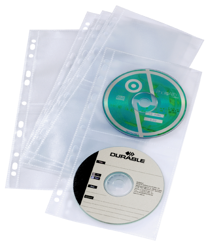 Pochettes perforées pour CD