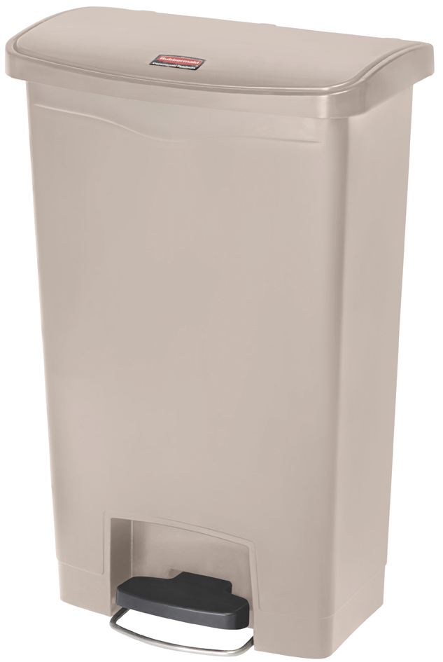 Collecteur à pédale Slim Jim, 50 litres, beige