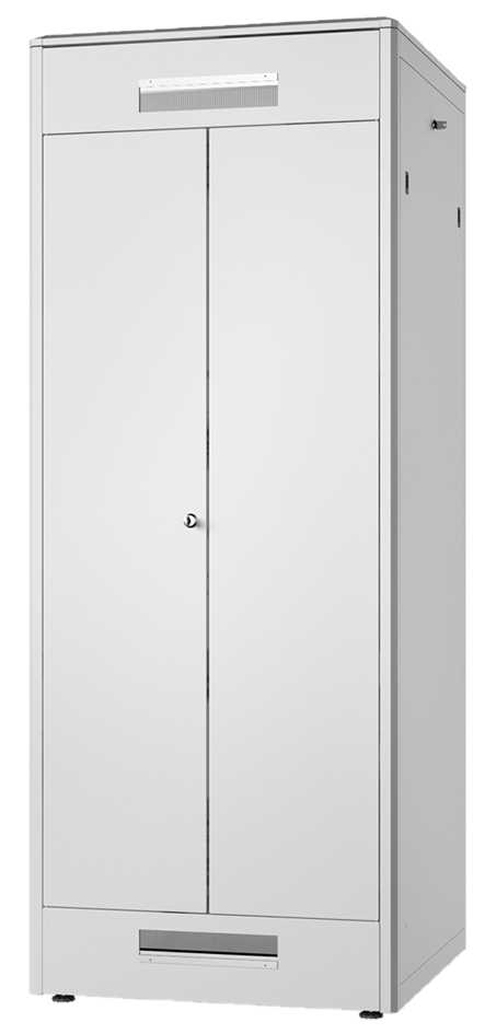 Armoire réseau 19" Unique - porte avant perforée (arrière)