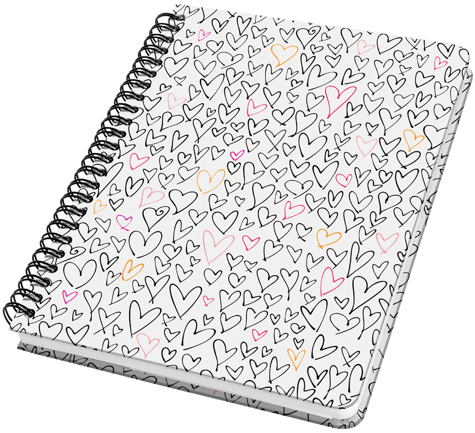 sigel Carnet à spirale Jolie Inspire 'Wild Hearts', A5