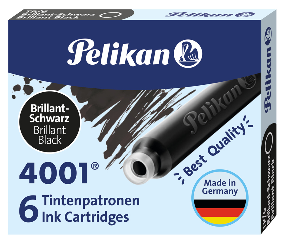 Cartouches d'encre 4001 TP/6, noir
