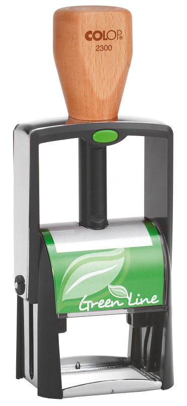 COLOP Tampon avec texte Classic 2300 'Green Line',configurer