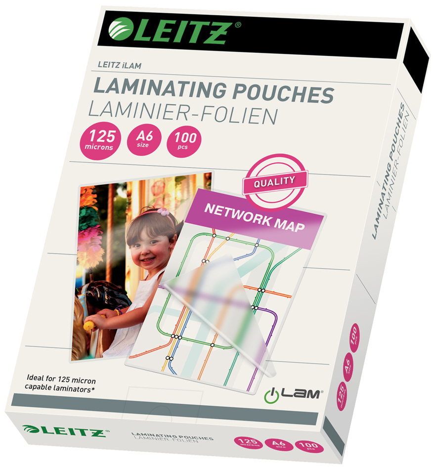 LEITZ Pochette de plastification, A3, brillant, 160 microns