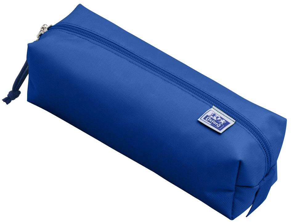 Oxford Trousse, polyester, rectangulaire, grand, bleu
