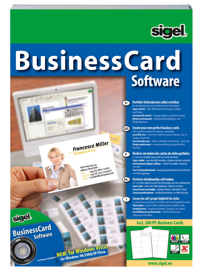 Logiciel cartes de visite