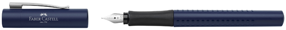 FABER-CASTELL Stylo plume GRIP 2011, B, bleu classique