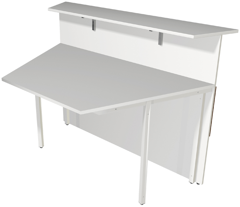 kerkmann Comptoir de base Atlantis 3, blanc/graphite