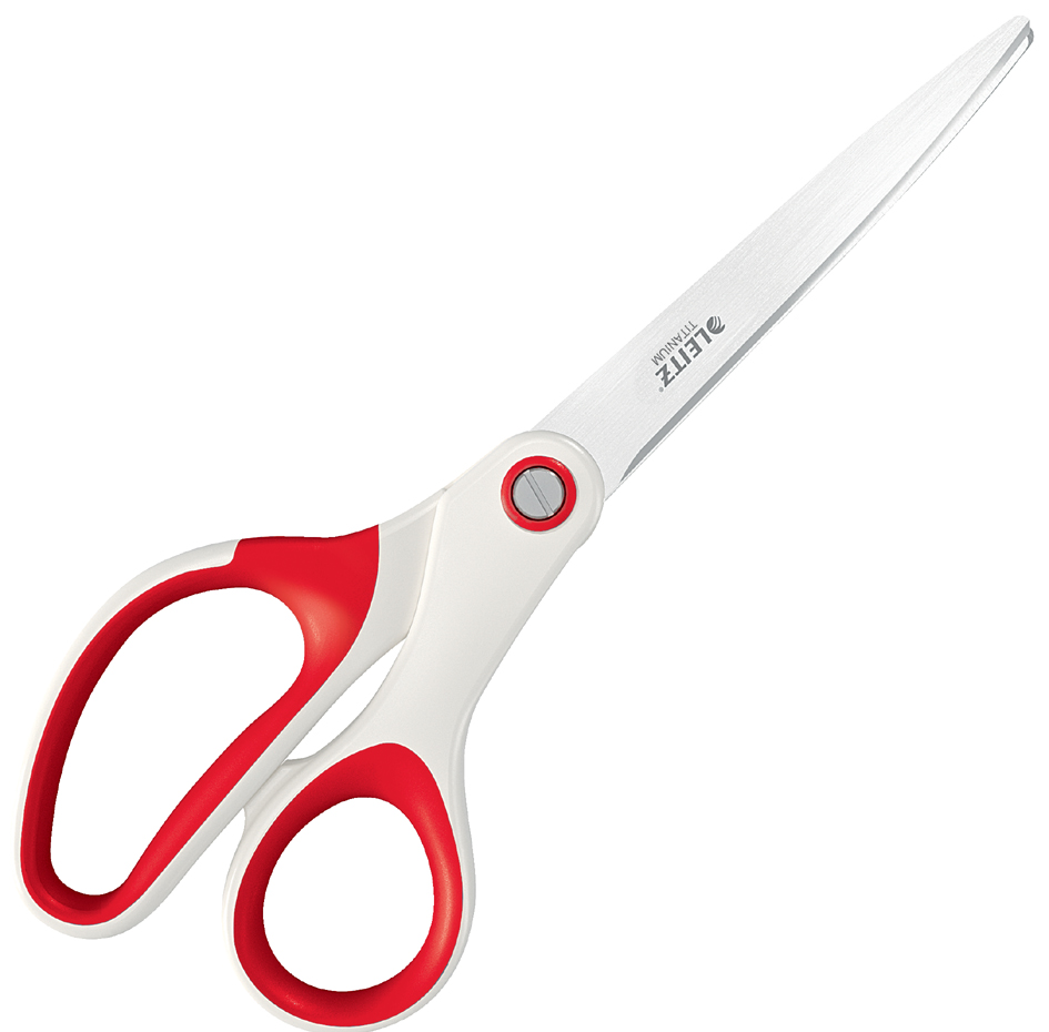 LEITZ ciseaux WOW Titan, longueur: 205 mm (8'), rouge