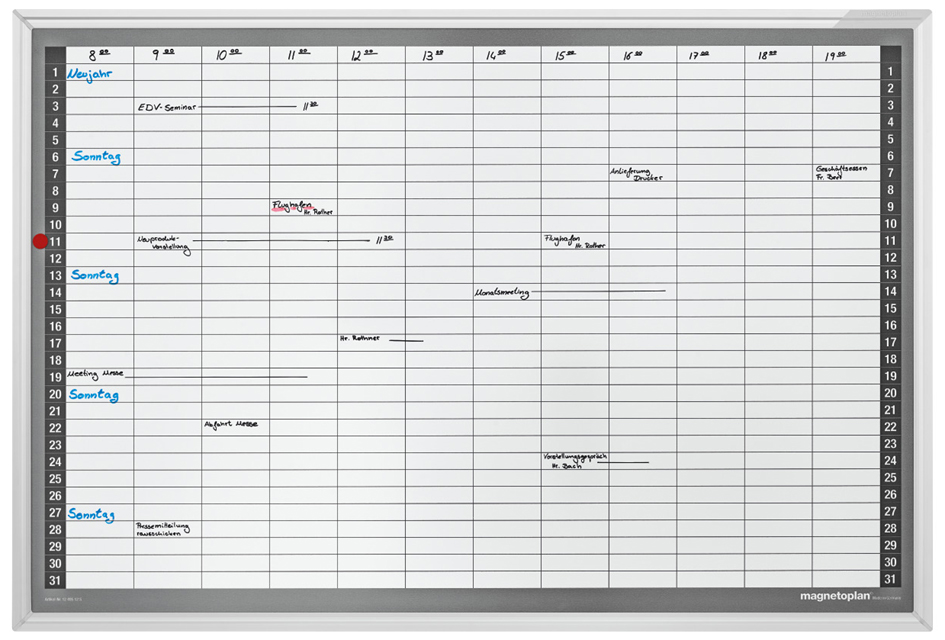 Plannings mensuel