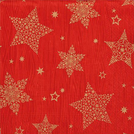 Serviettes à motifs, Noël