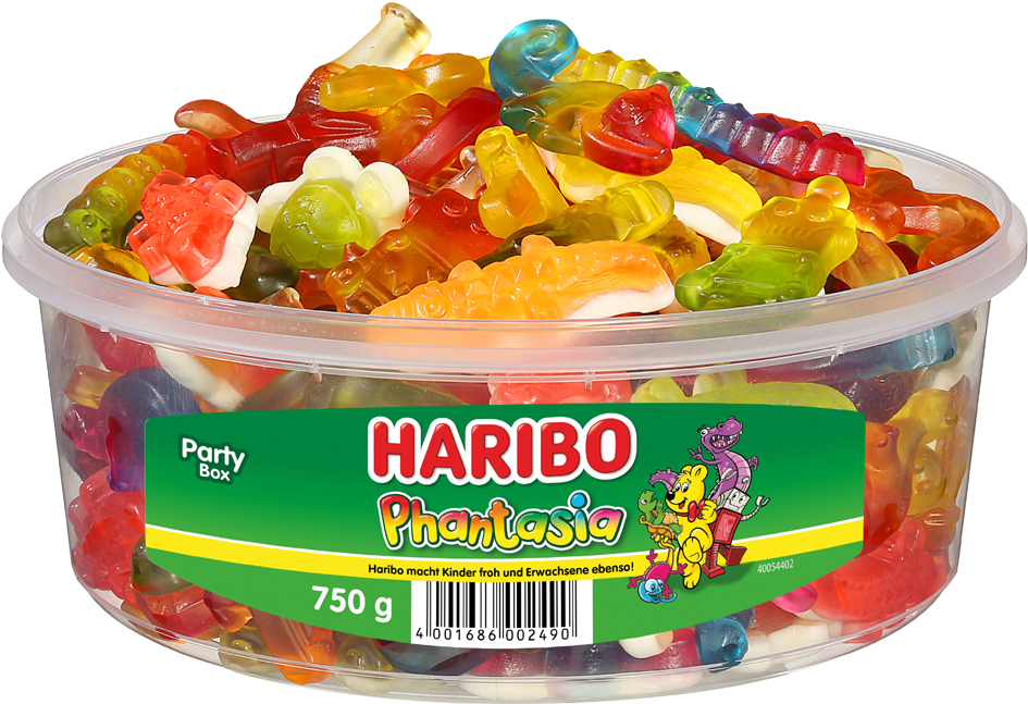Bonbons gélifiés, boîte