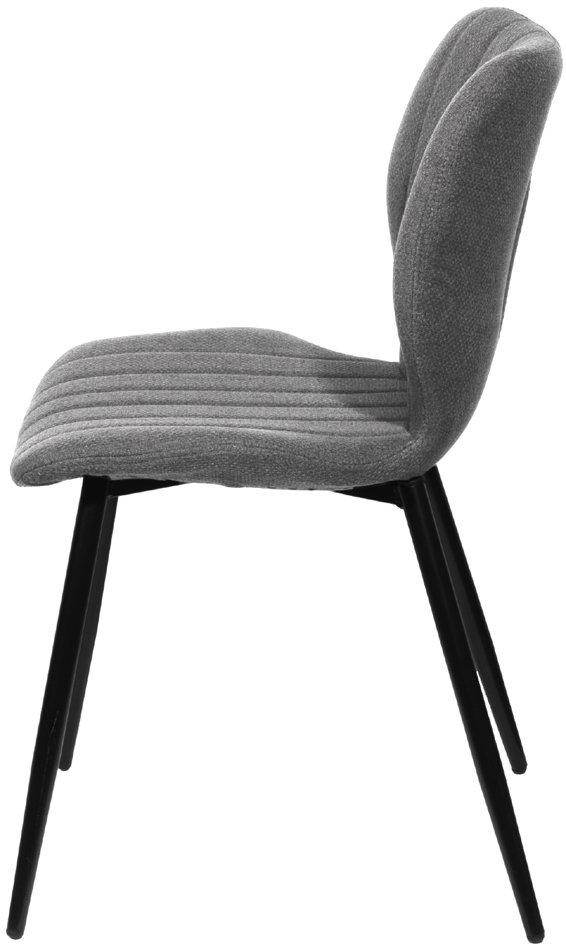 Chaise visiteur LINE, gris