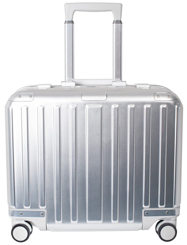 pavo Trolley pour déplacements d'affaires, aluminium, argent