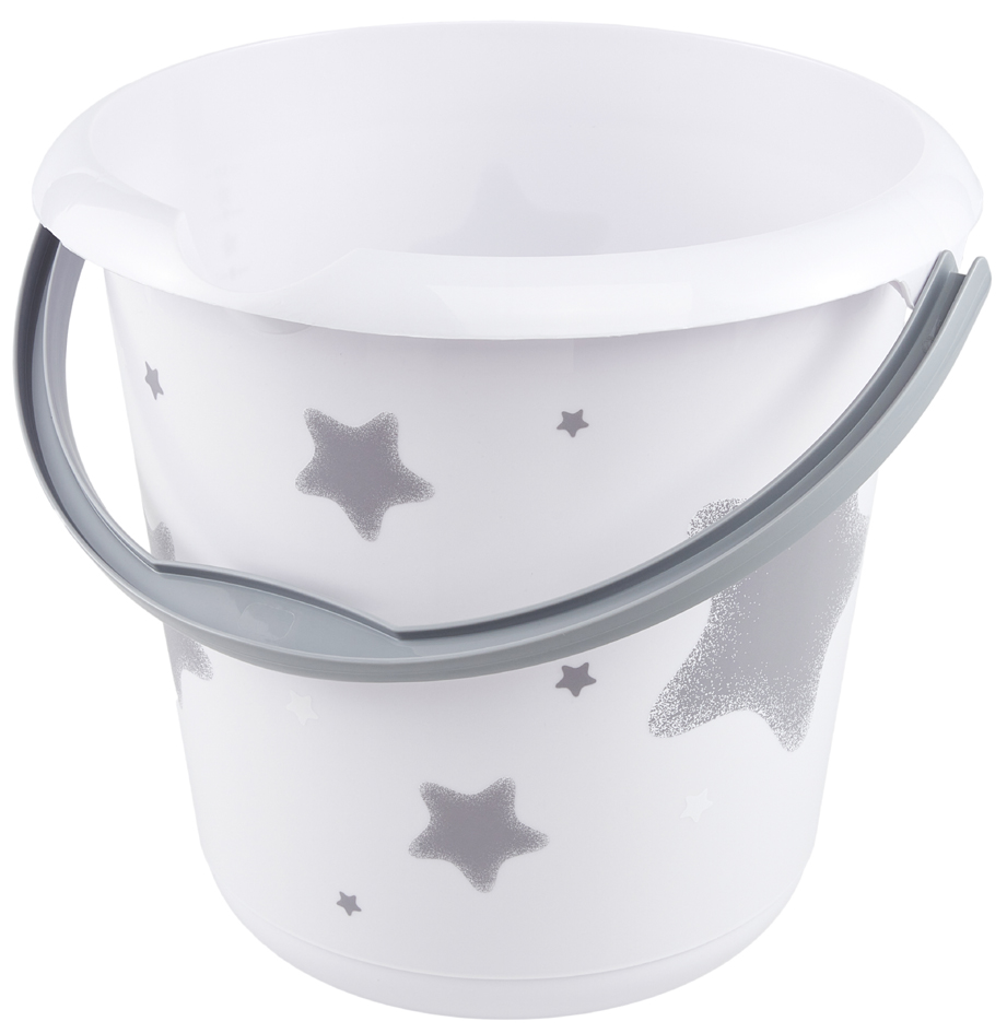keeeper Seau déco ilvie 'stars', rond, 10 litres