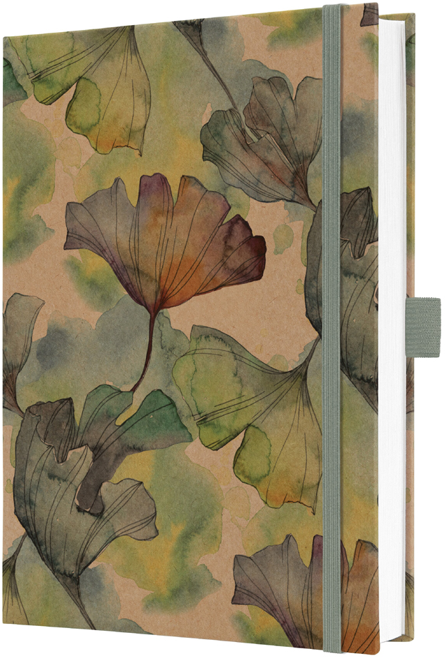 sigel Carnet de notes Jolie Pure 'Ginkgo', A5, ligné