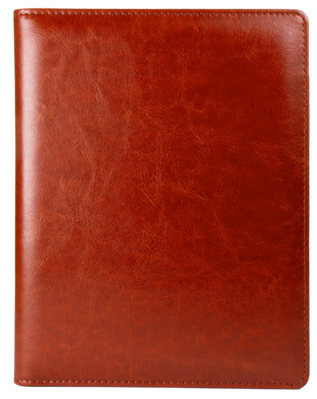 multo Conférencier 'Hannibal', A5, similicuir, cognac