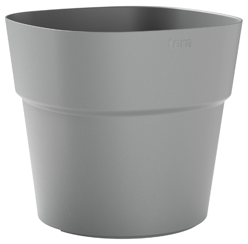 tera Pot de fleurs 'Andromeda', diamètre: 280 mm, fog grey