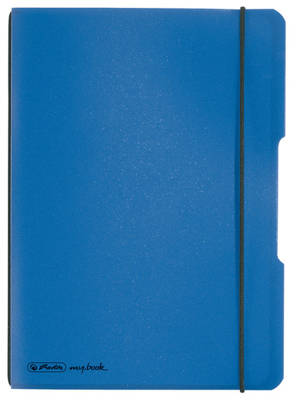 herlitz Carnet de notes my.book flex, A5, PP, bleu