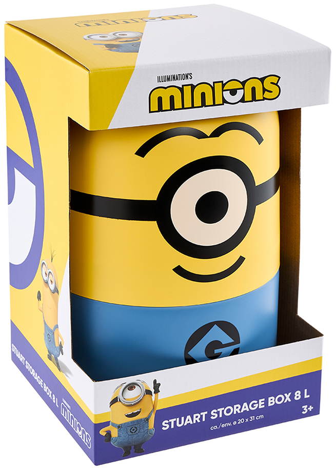 BoÃ®te de rangement Minions "stuart", emballage
