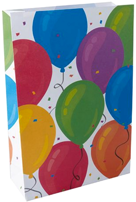 PAPSTAR Pochette cadeau 'Ballon', 190 x 280 x 70 mm