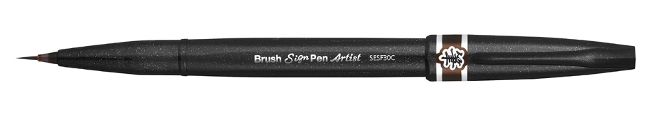Stylo pinceau Sign Pen Artist, marron