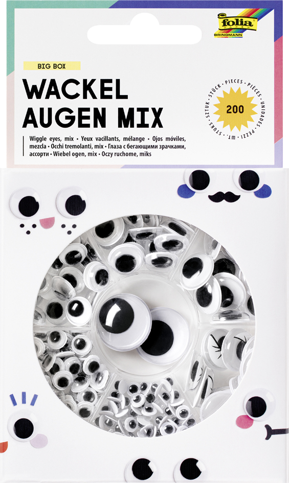 folia Oeil vacillant BIG BOX MIX, autocollant