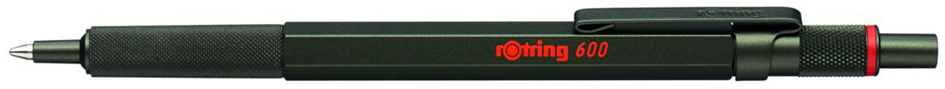 Stylo à bille rétractable 600, vert métallique