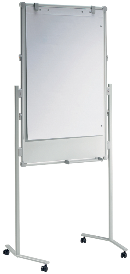 Tableau d'information professionnel MAULpro, surface blanche (bloc compris dans la livraison)