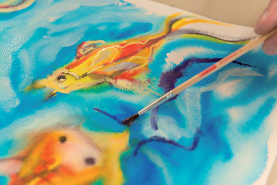 Peintures aquarelles, kits