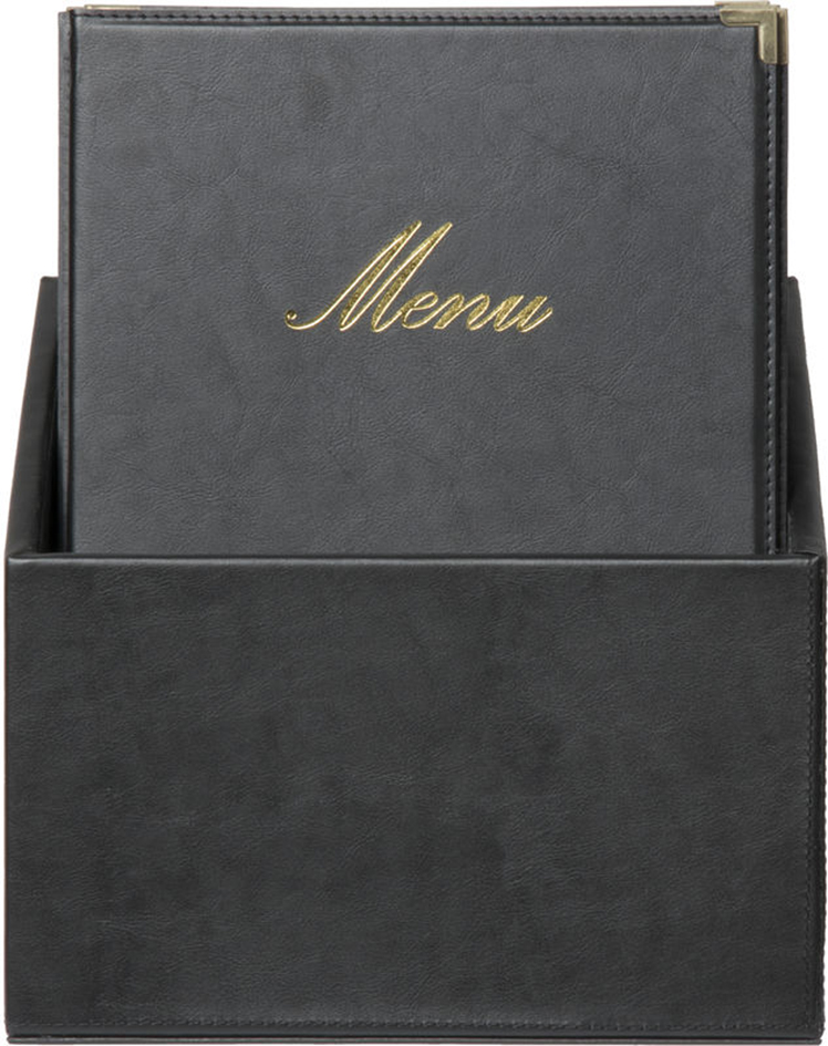 Securit Protège-menus CLASSIC, A4, boîte de 20, noir