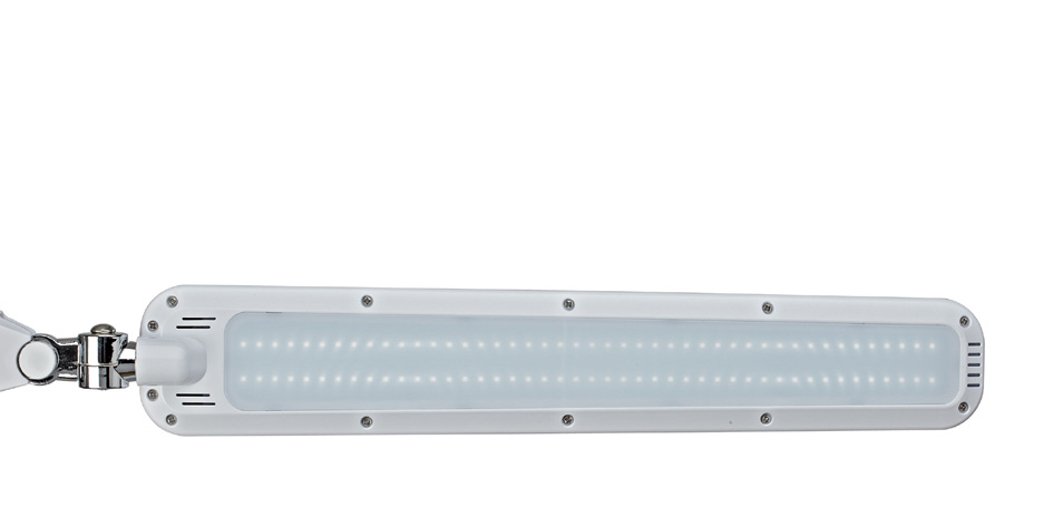 MAUL Lampe de bureau à LED MAULcraft, pince, dimmable pied de serrage blanc 14 watts 6500 K 220-240 V E
