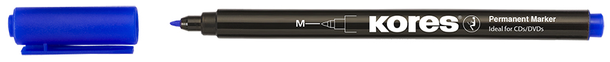 Marqueur permanent "K MARKER FINE", bleu