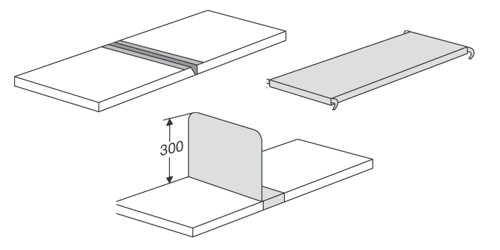 Accessoires: barre de renfort pour tablette - tablette supplémentaire - séparateur de tablette