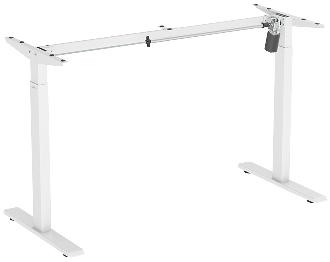 LogiLink Piètement de bureau, électrique, blanc