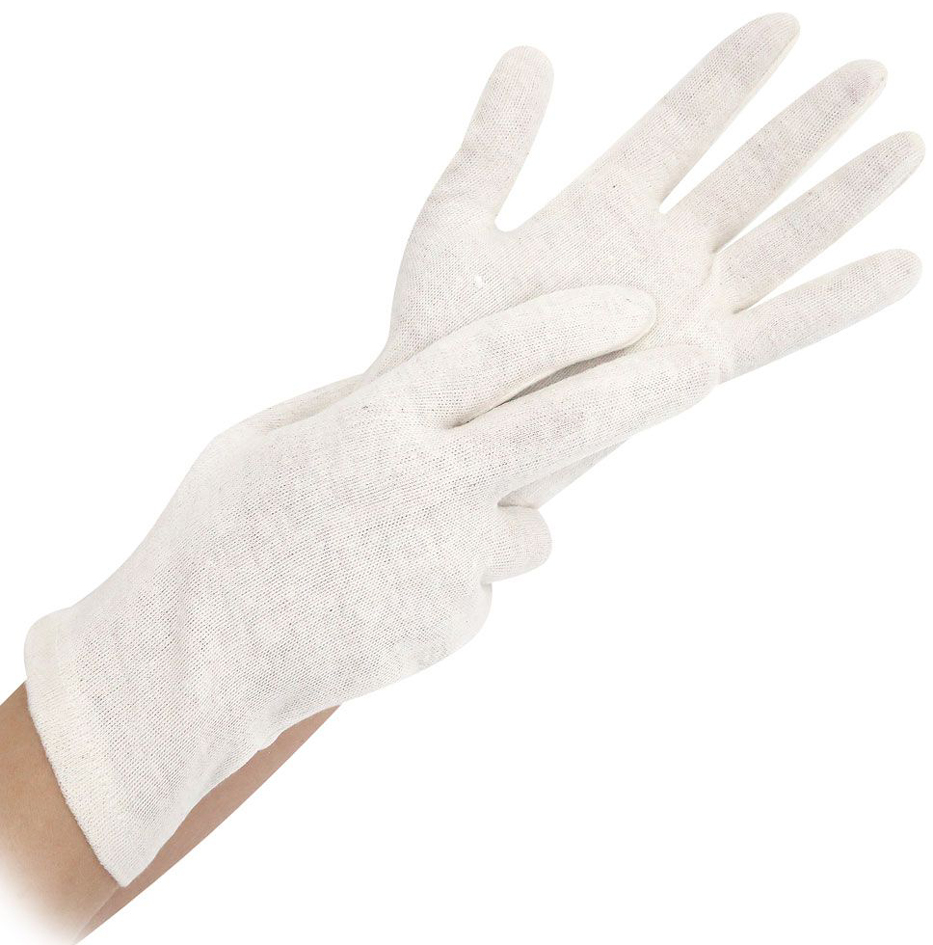 HYGONORM Gant en coton Nature, L, naturel