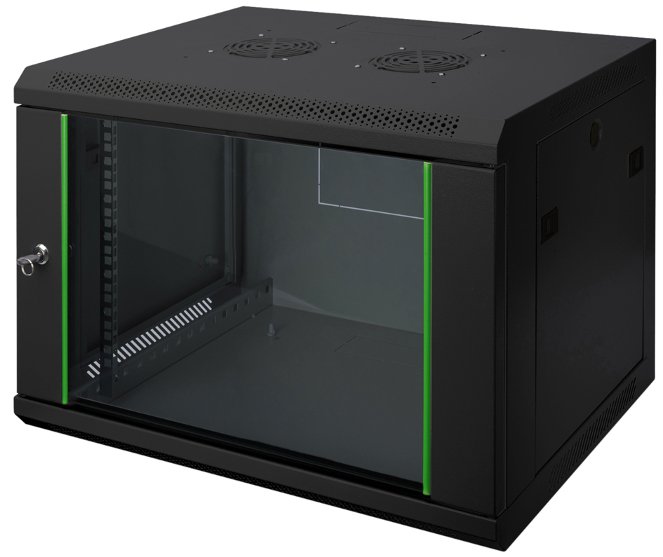 DIGITUS Coffret mural 19' Dynamic Basic, 12 U, noir