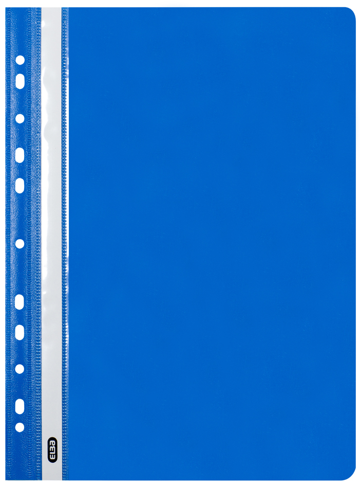 Oxford Chemise de rangement à lamelle, A4, PP, bleu