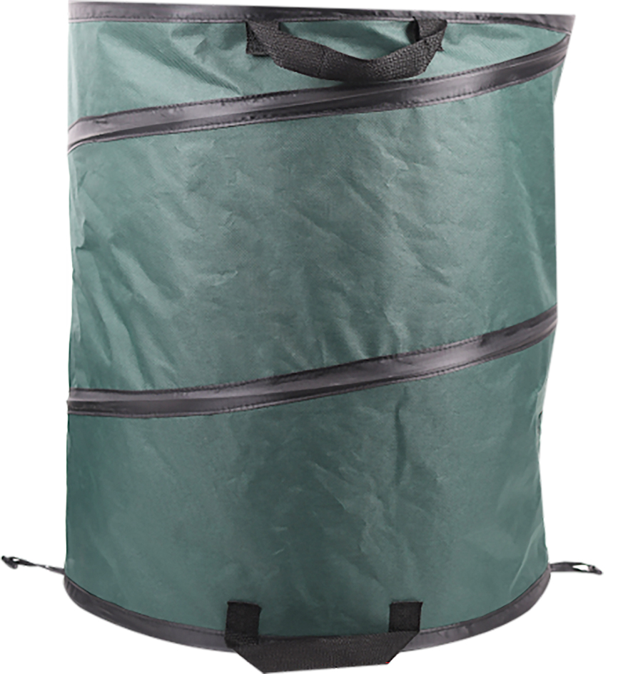 EDA Sac de jardin POP UP, 117 litres, polyester, vert foncé