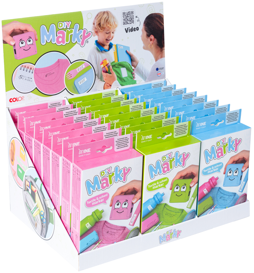 COLOP Set tampon marqueur 'DIY Marky', présentoir