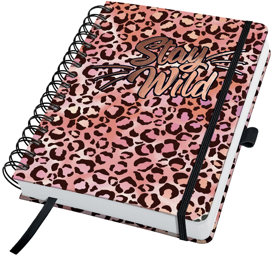 sigel Cahier à spirale Jolie Inspire 'Pink Leo Love', A5