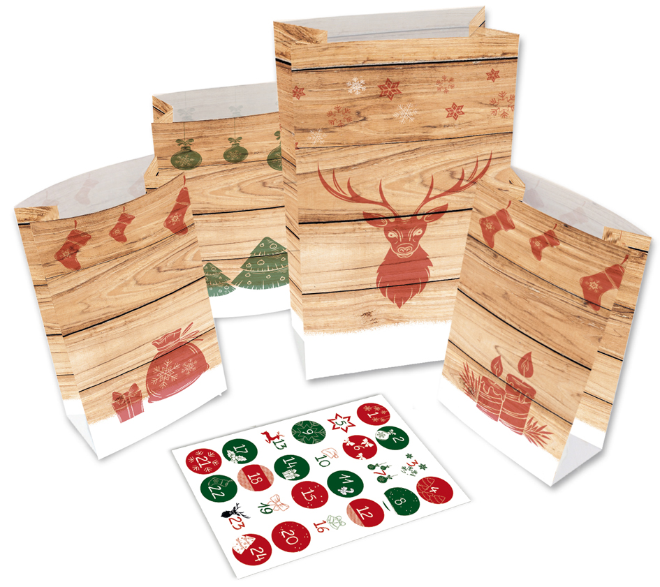 ROTH Calendrier de l'Avent 24 sachets 'Hygge-Style'