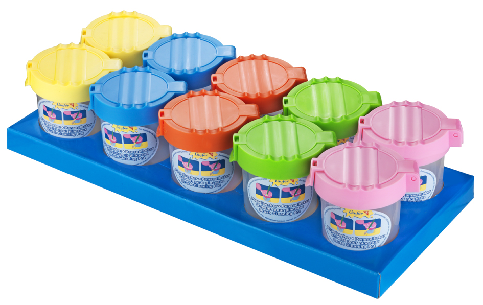 Gobelet pour pinceaux, différentes couleurs