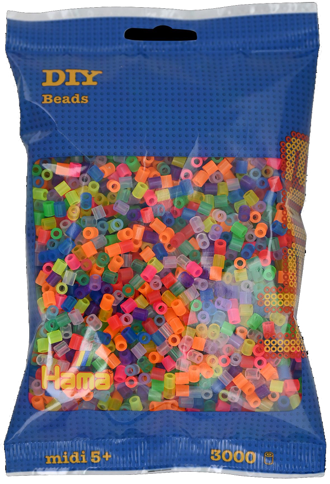 Hama Perles à repasser midi 'Mix de couleurs', en sachet