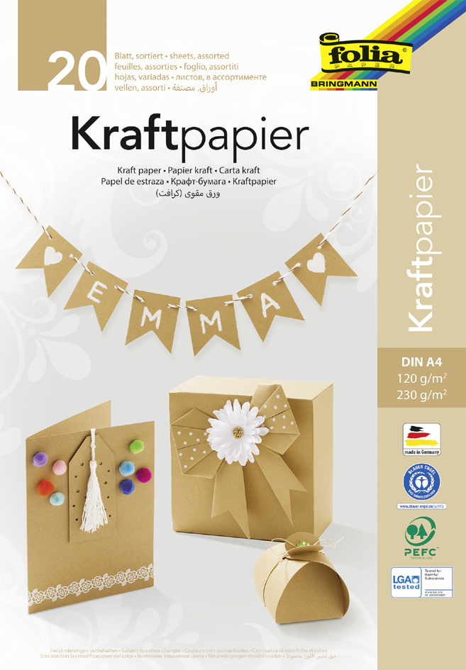 Blocs papiers kraft
