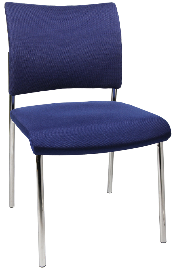Topstar Chaise visiteur 'Visit 10 rembourré', bleu